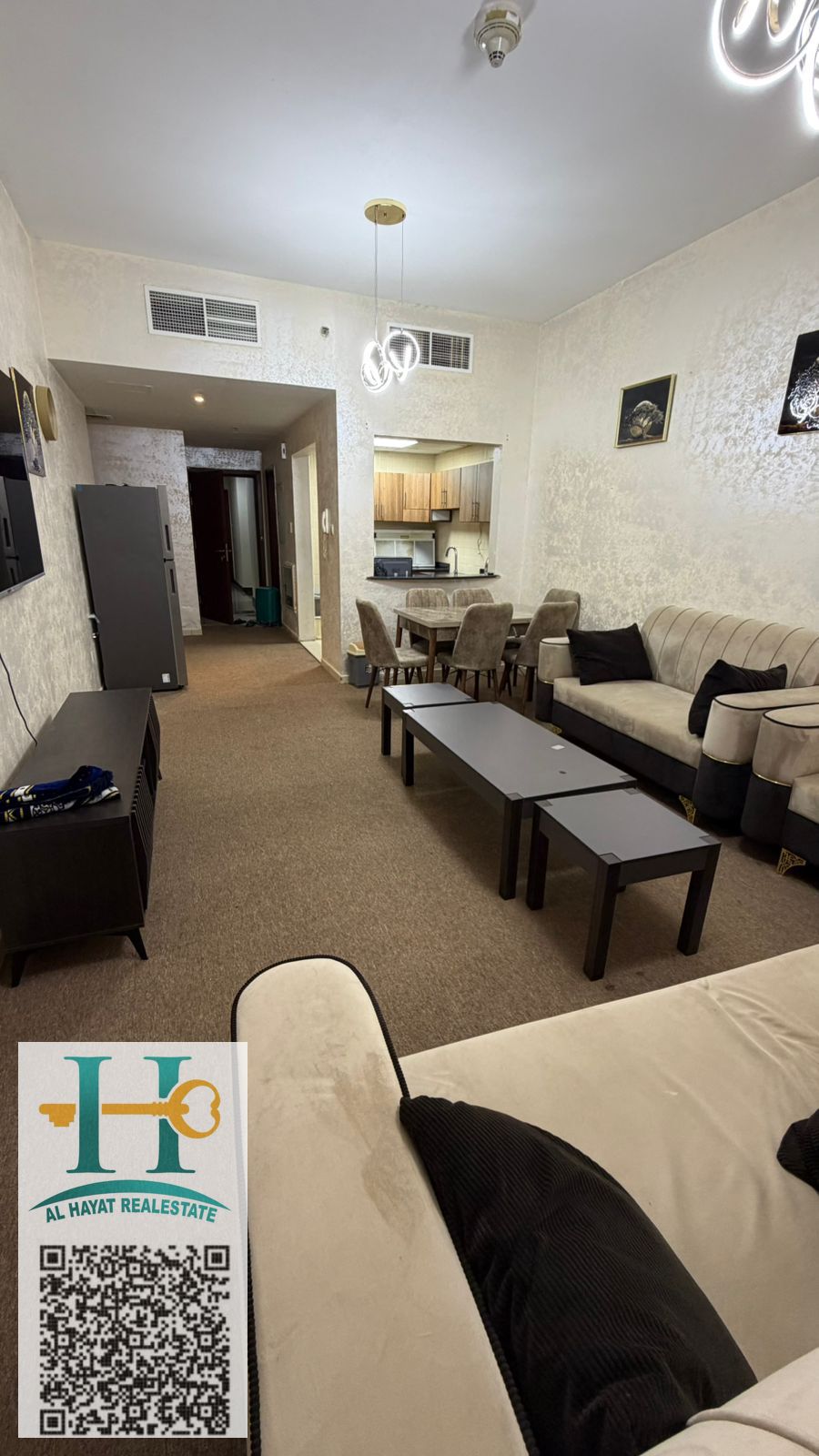 Apartment 2bhk for Rent with furniture in ajman 1 – with free access to a gym and swimming pool.