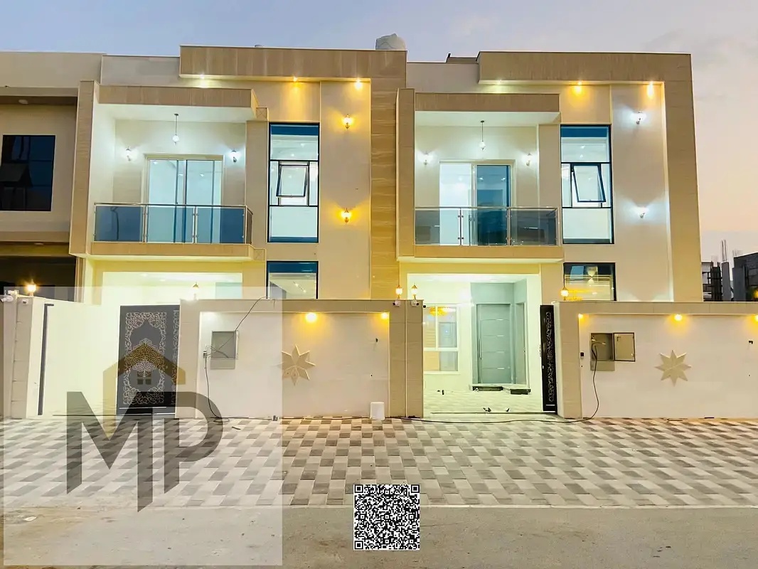 Villa for sale - two floors and a large yard - near Sheikh Mohammed Bin Zayed Road - freehold ownership for all nationalities for life