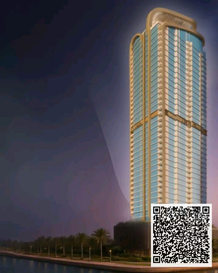 Own an apartment in Al Watan Tower with a stunning sea view overlooking Ajman Corniche, with no down payment and a special 5% discount available for a