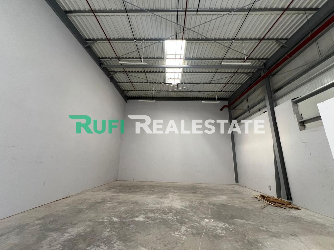 Ready warehouse available on main road with office & with high power | | 40 AED per sq feet