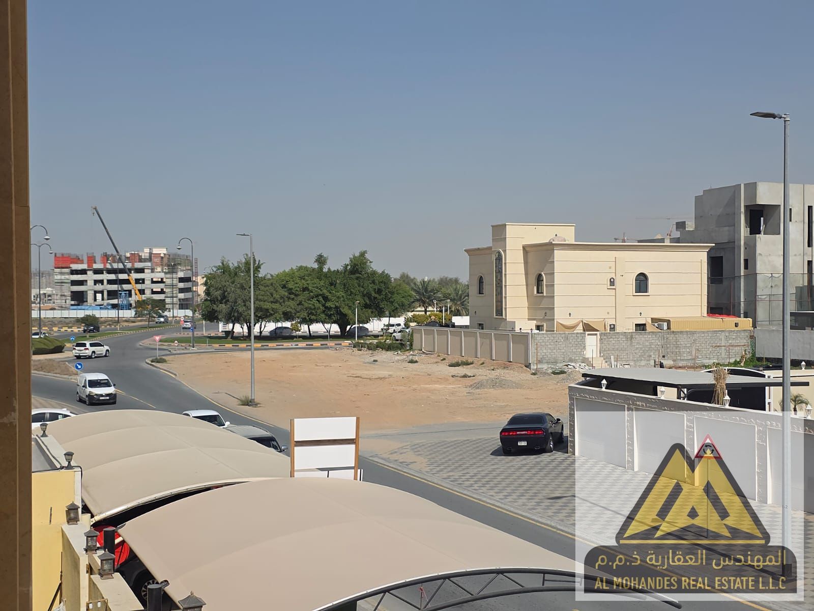 Annual rent villa in Al Yasmeen opposite Al Hamidiya Park – 5 bedrooms, majlis, living room, prime location, AED 110,000/year in 4 installments s
