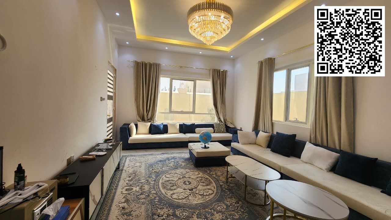 Furnished Villa for Rent in Al Zahiyah | Emirati Electricity | 4 Bedrooms + Roof | 95,000 AED