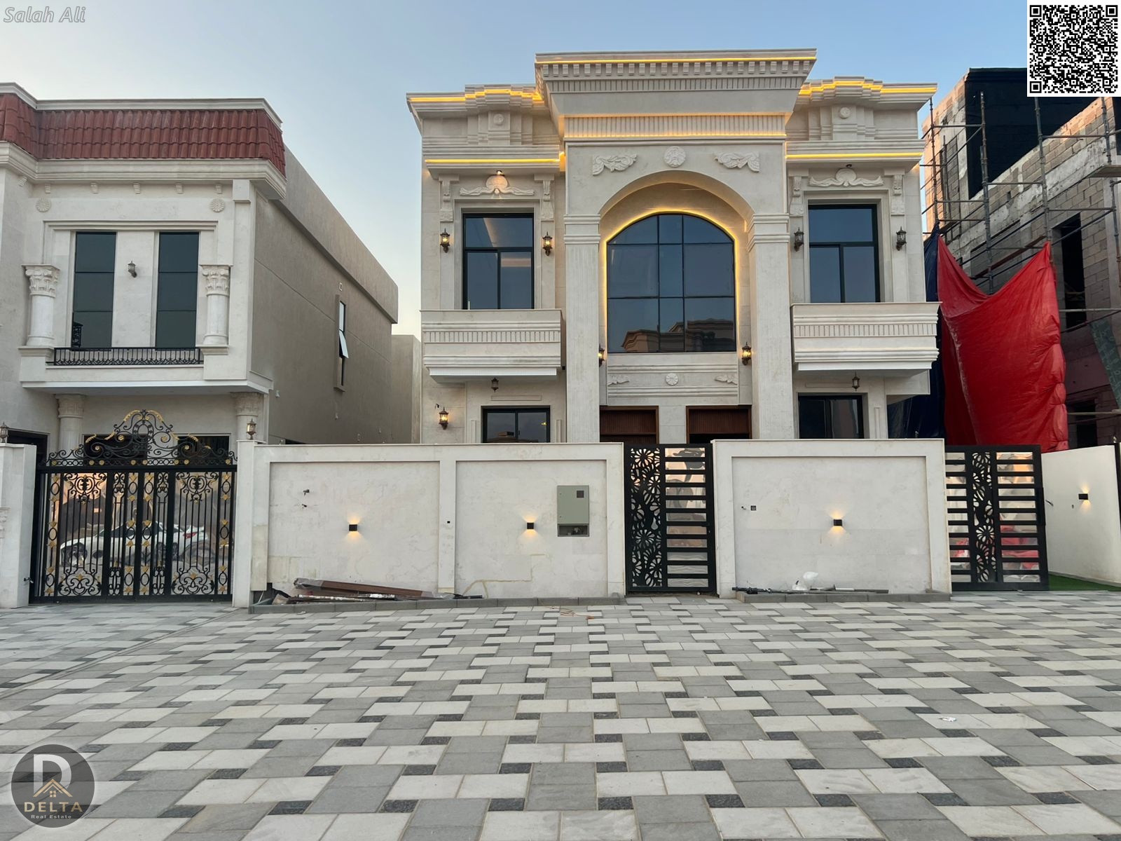 Own your dream villa in the heart of Ajman - first occupancy - ready-to-move-in villa with electricity, water, and air conditioning, near services, in