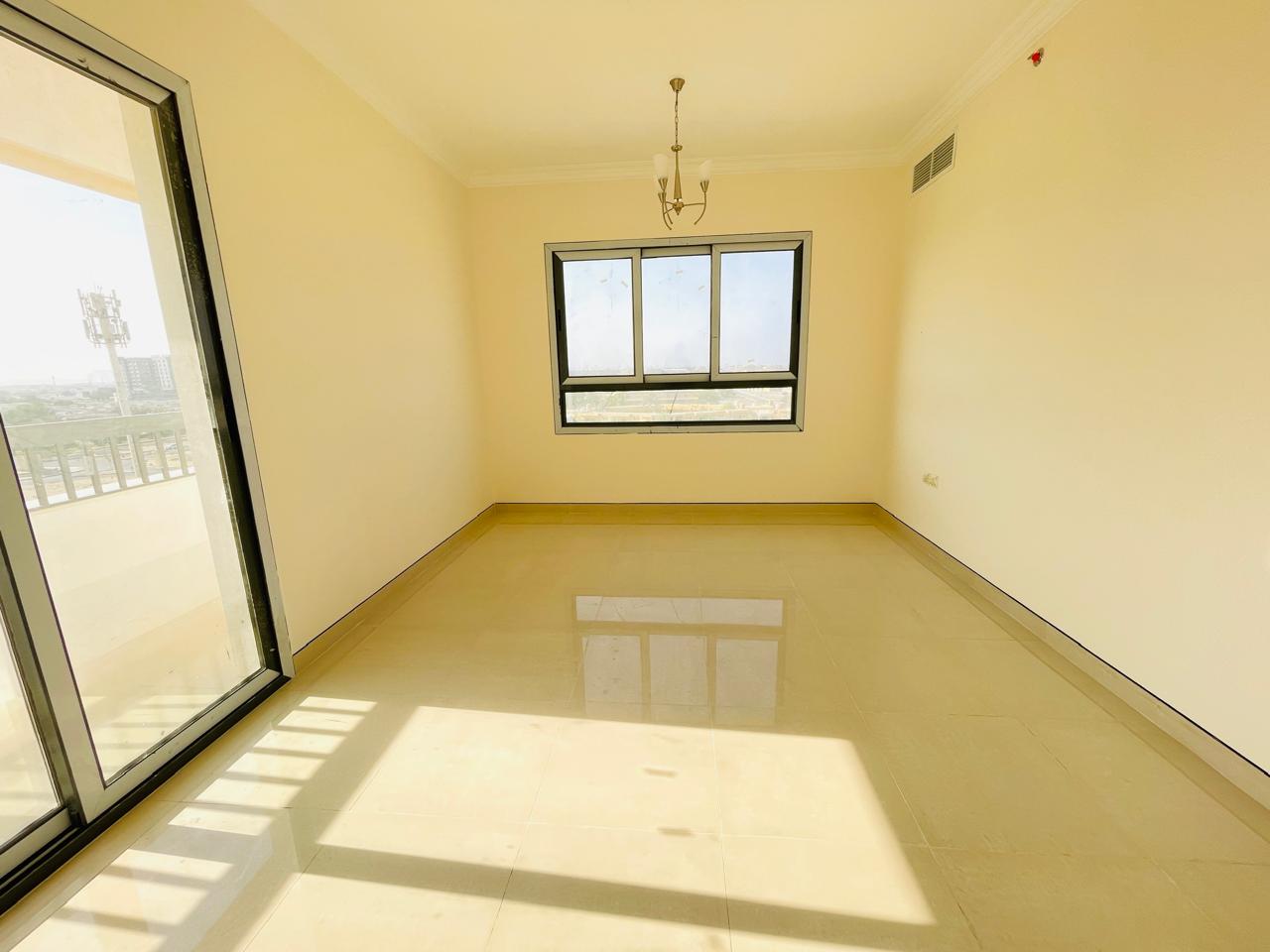 One month free!!_ Brand new 2_BR penthouse with terrace only 75k. Close to zahia city centre al jada