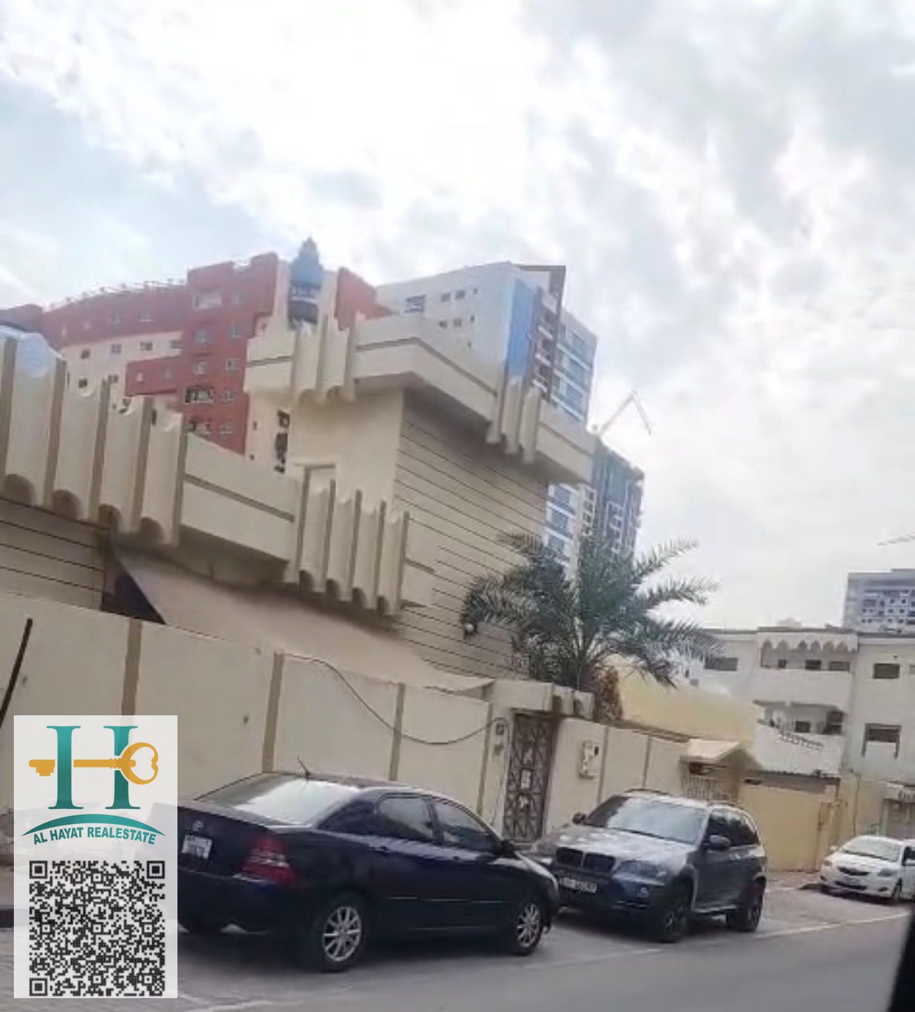 For sale villa in Al Nuaimia 1 special location The house consists of 4 bedrooms and three bathrooms, the annual income of 50,000 is required another
