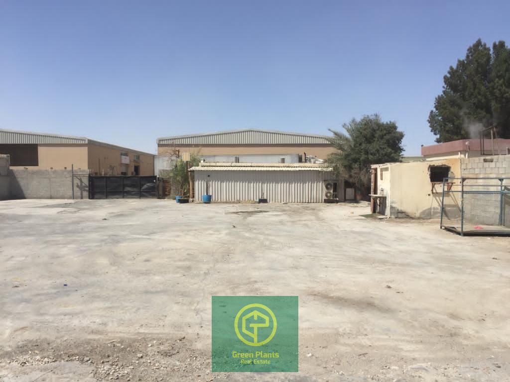 Ras Al Khor 11,500 sq. Ft open yard for storage purposes only