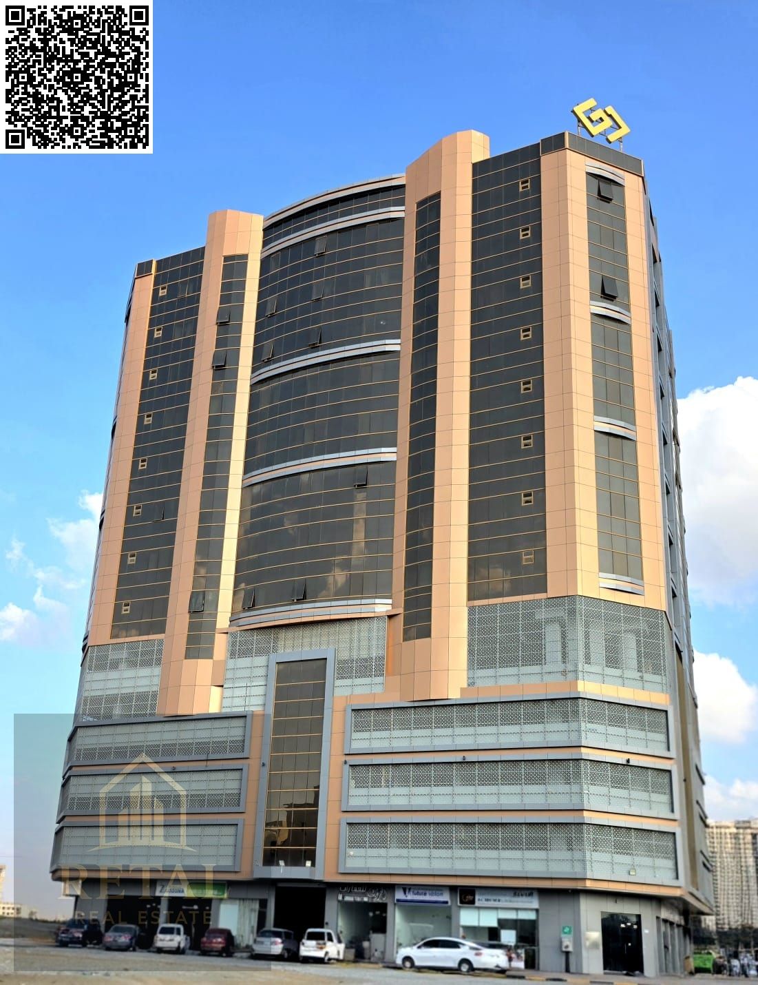One bedroom and living room for sale in Sunset Tower, immediate delivery at an excellent price.