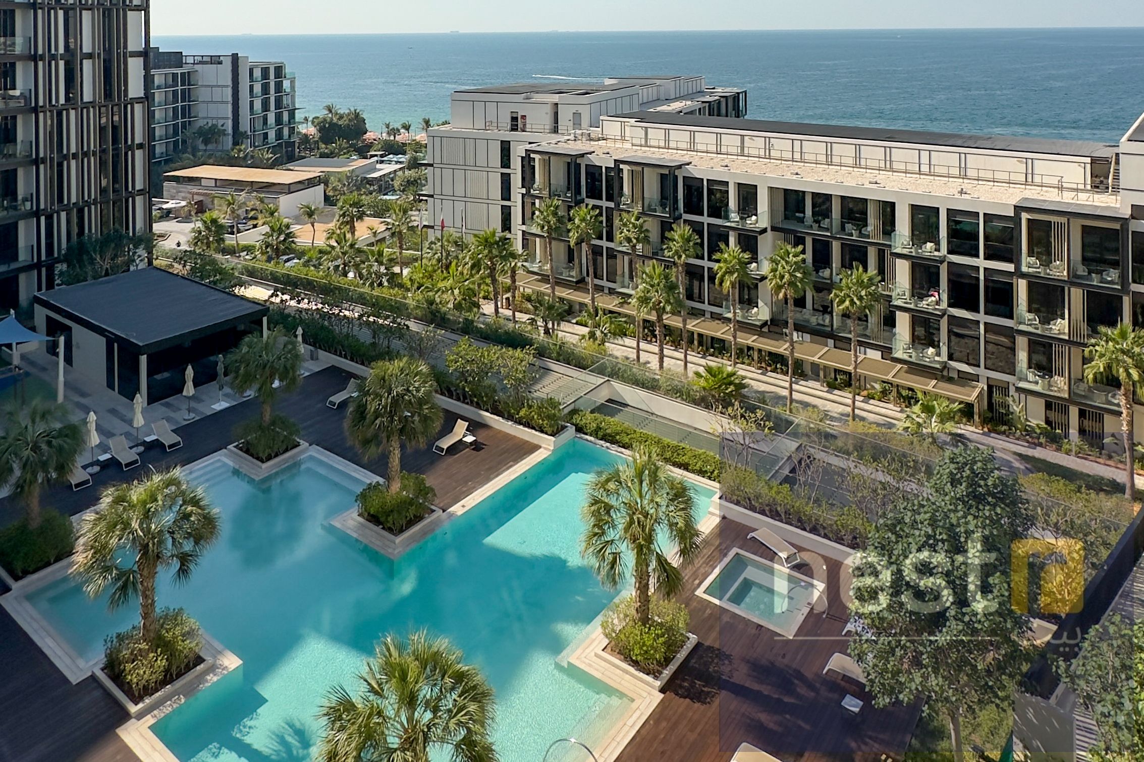 Lux. Fully Furnished 1BR | Free Beach Access || Pool And Sea view