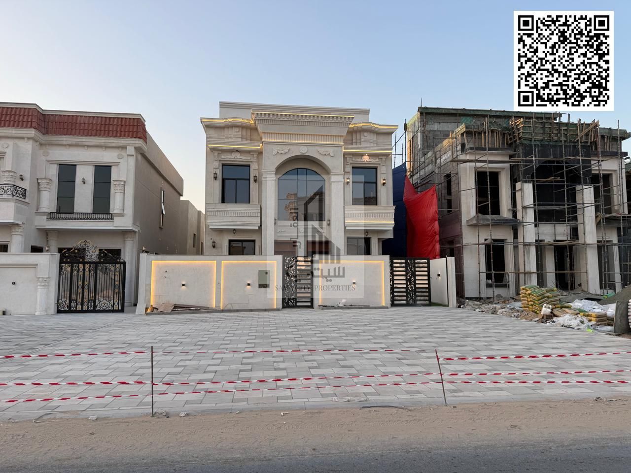 For sale: Super deluxe villa in Al-Haliyo 1 area, large setback, freehold ownership for all nationalities, including fees, water, and electricity.