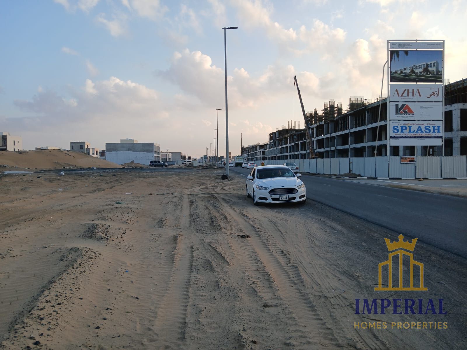 Commercial land on the main street opposite Azha Mall in Ajman, freehold ownership