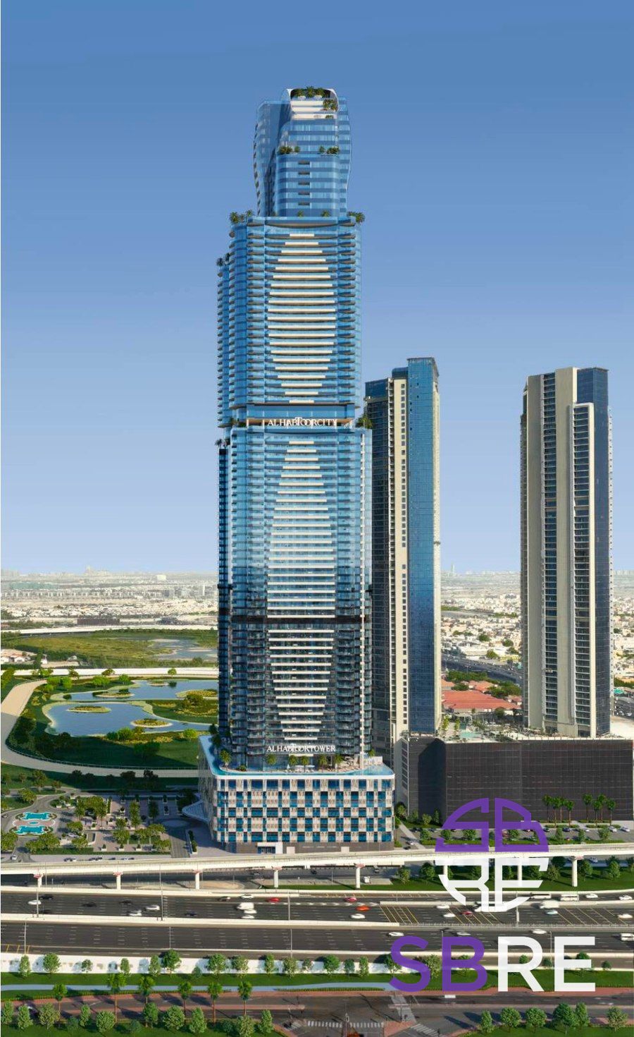 Sea View 2BR + Maid Al Habtoor Tower Business Bay