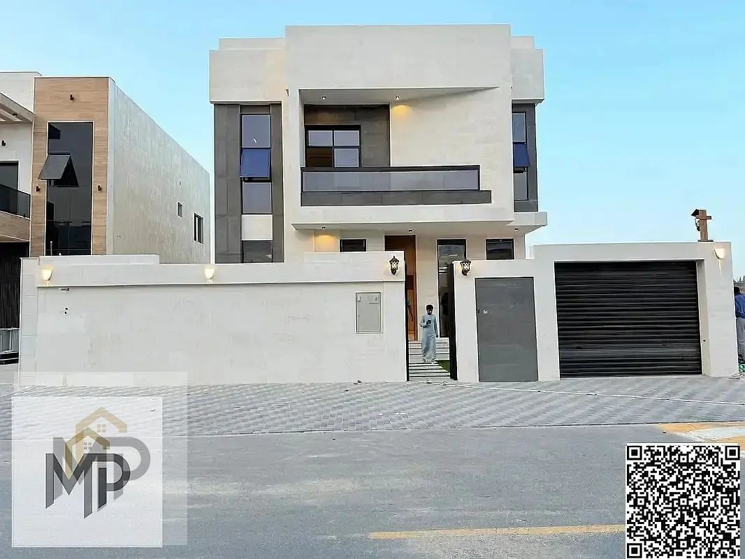 Luxury villa for sale in Al Zahia, Ajman | High-end custom finishing. Your chance to own a distinctive villa, including registration fees.
