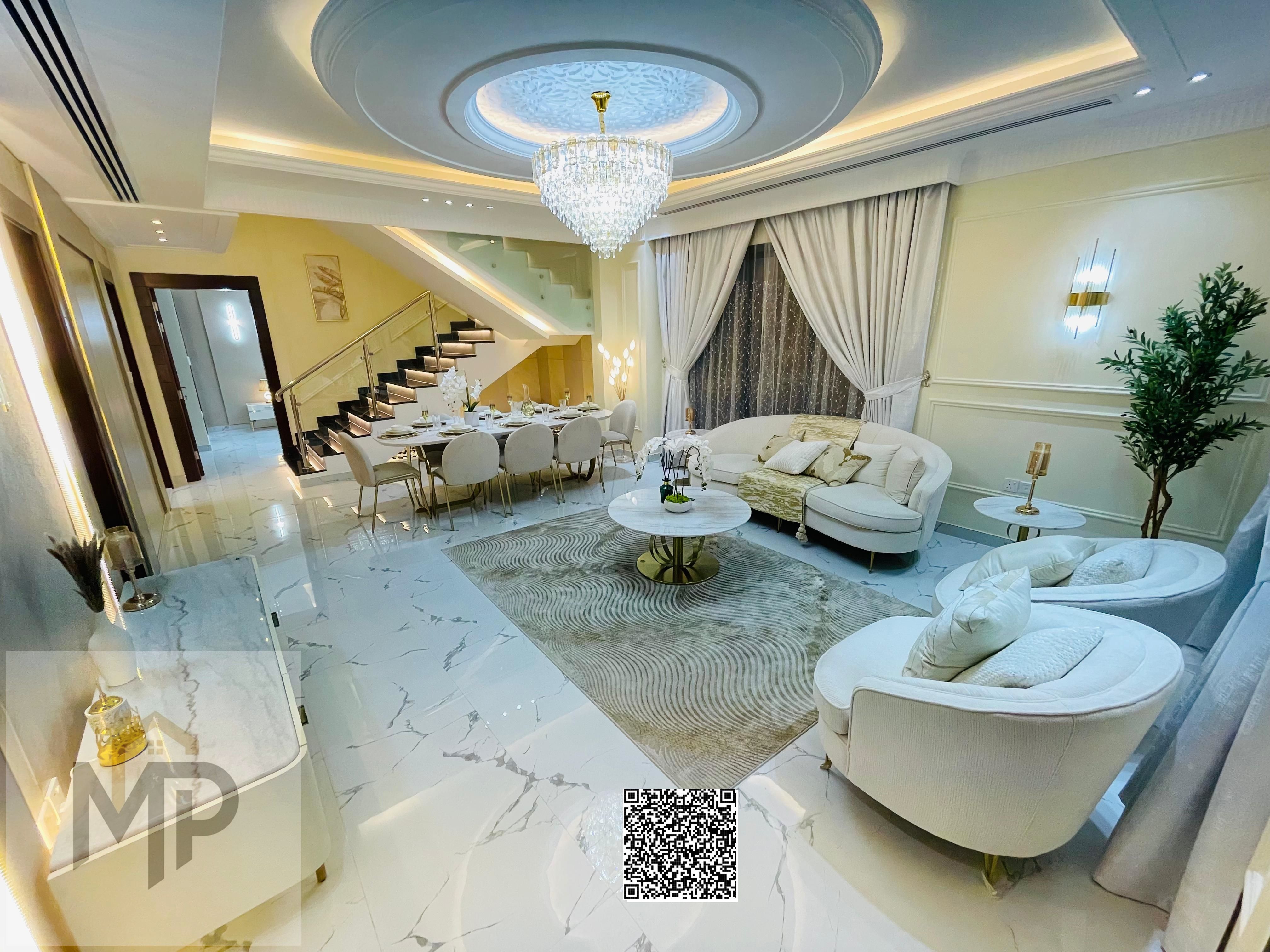 Affordable villa in one of Ajman's most prestigious areas, including registration fees, furniture, and air conditioning. Freehold ownership available.
