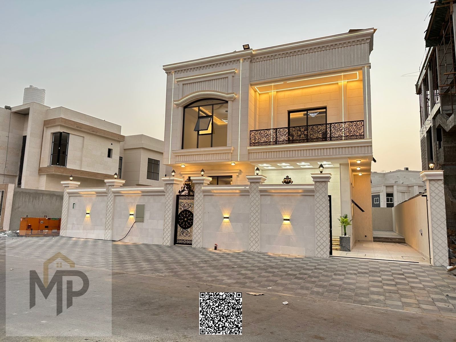 Ready-to-move-in, fully-serviced villa on the main street in one of Ajman's most prestigious areas. Freehold ownership.