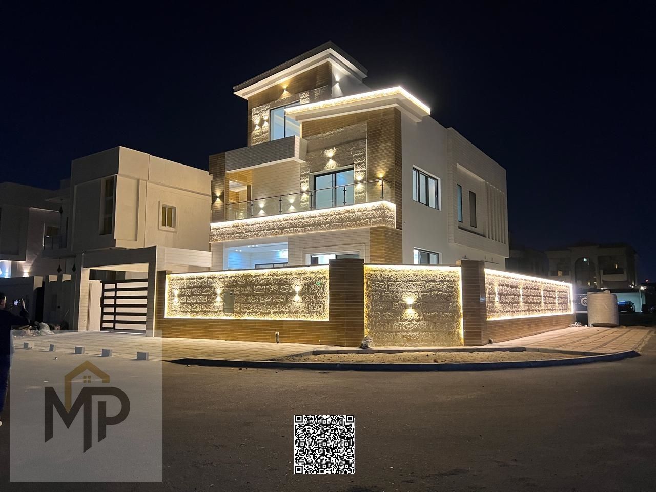 A luxurious corner villa is for sale in Al Yasmin, Ajman. A dream villa with high-quality finishes.