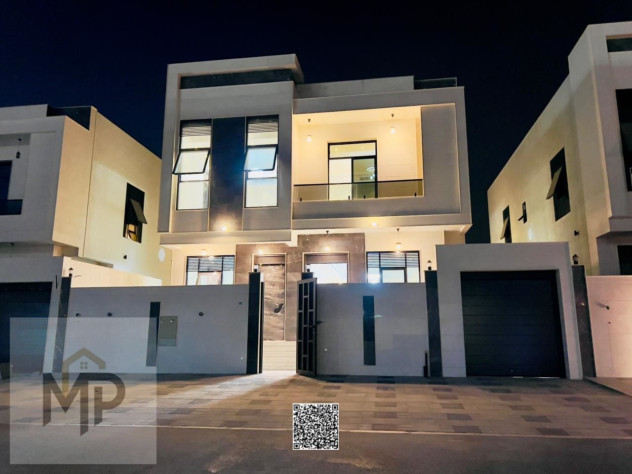 Price includes air conditioning – Luxury five-bedroom villa in Al Bahia, practical design, ready to move in immediately in a prime location