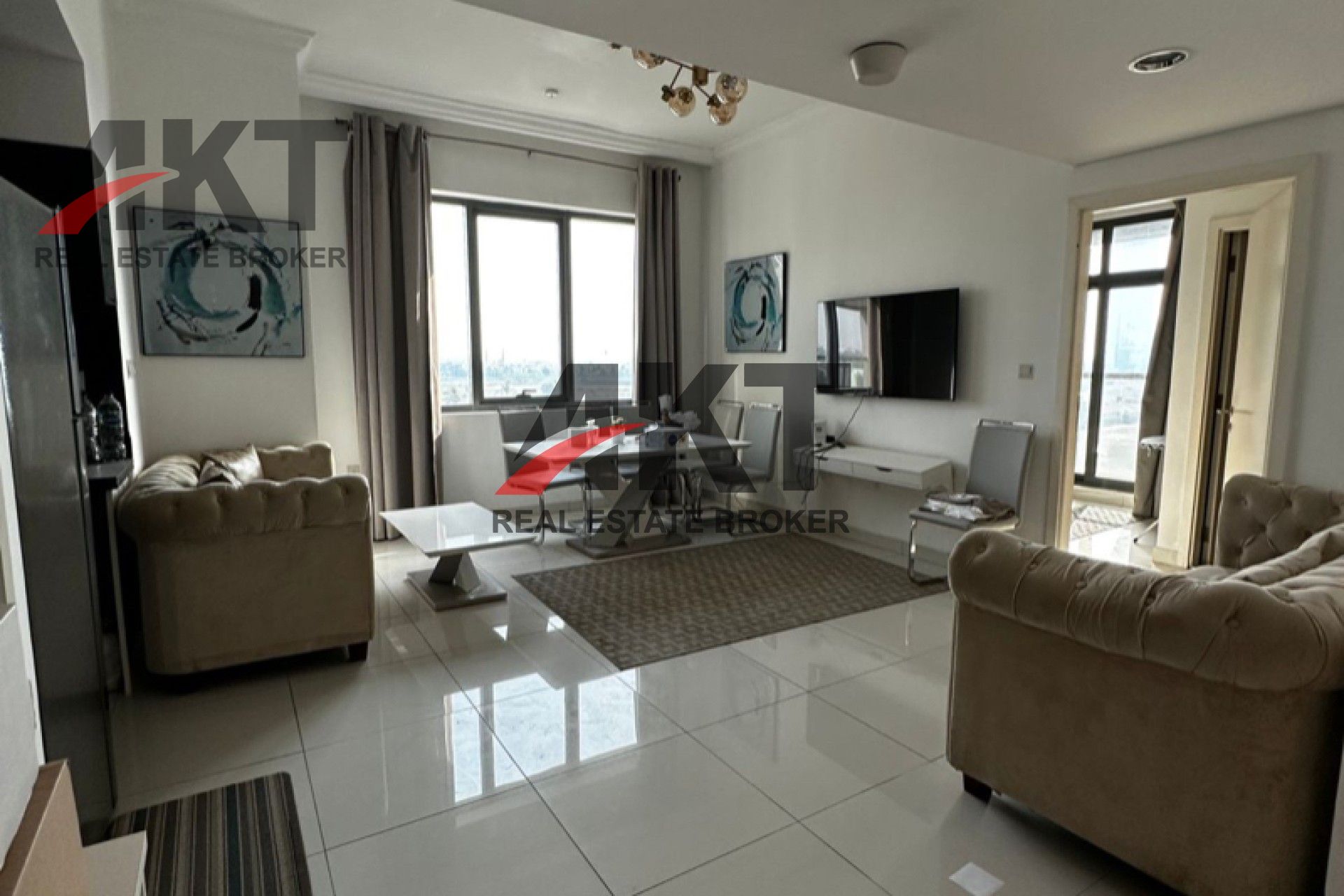 FURNISHED 1 BEDROOM/ VACANT AND READY TO MOVE IN