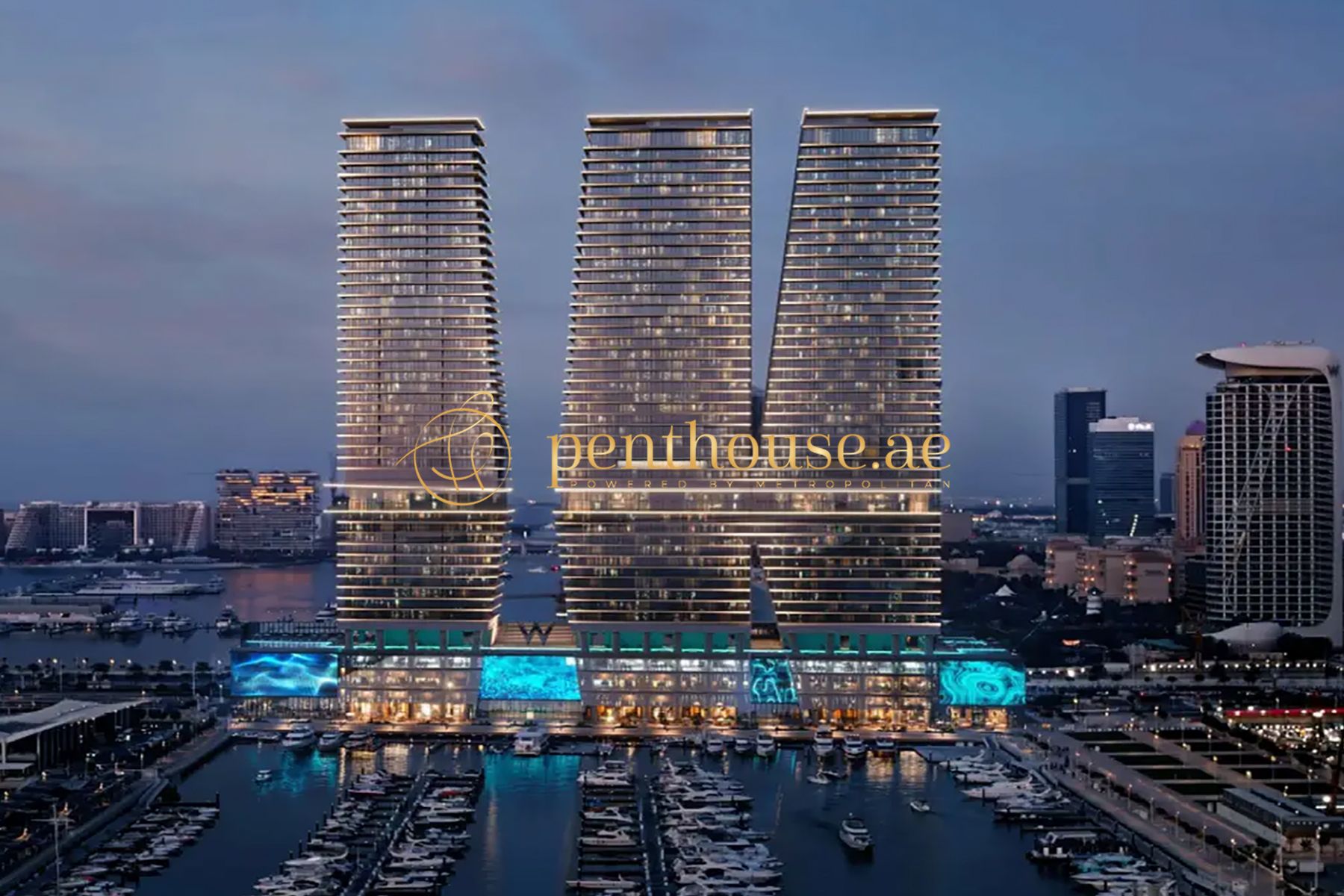 Full Sea View | High Floor | 2BR plus Maid
