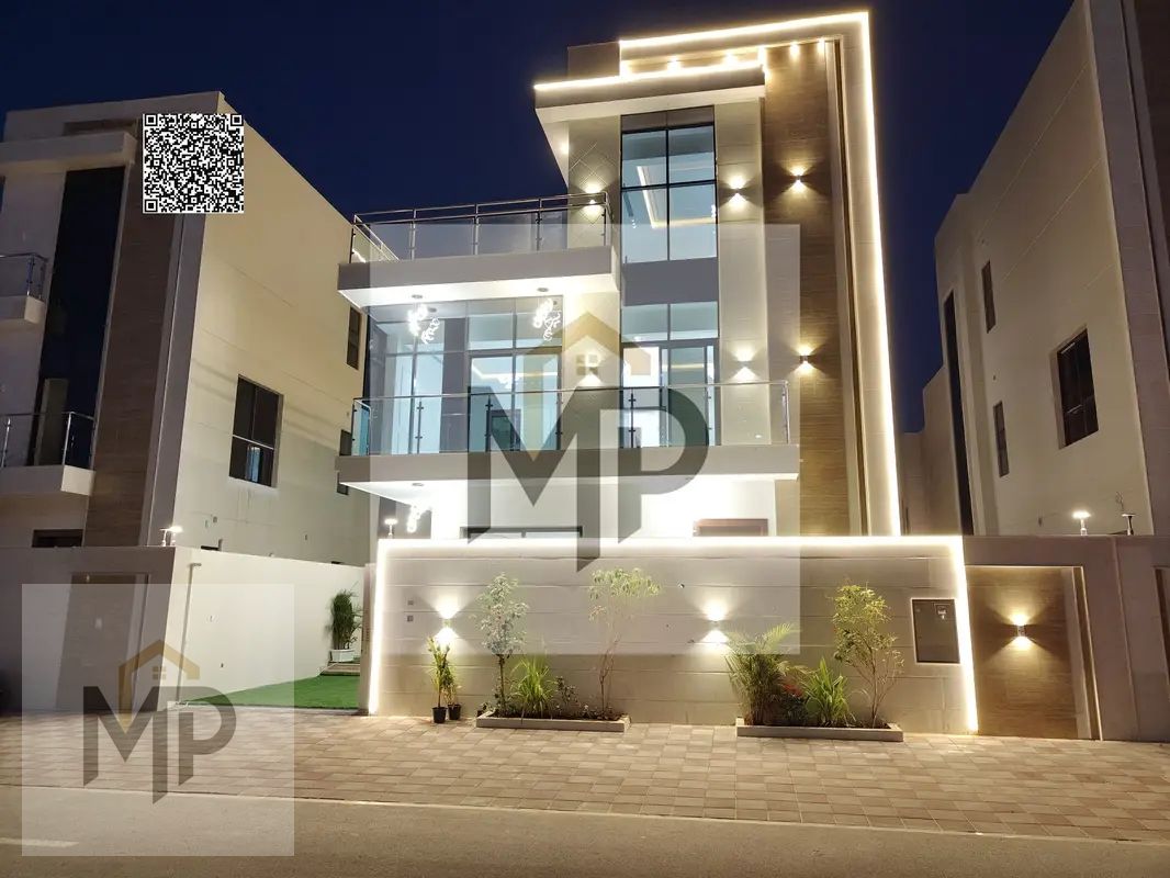 Luxurious villa in Ajman - 6 master bedrooms + maid's room + roof - attractive offer including registration fees