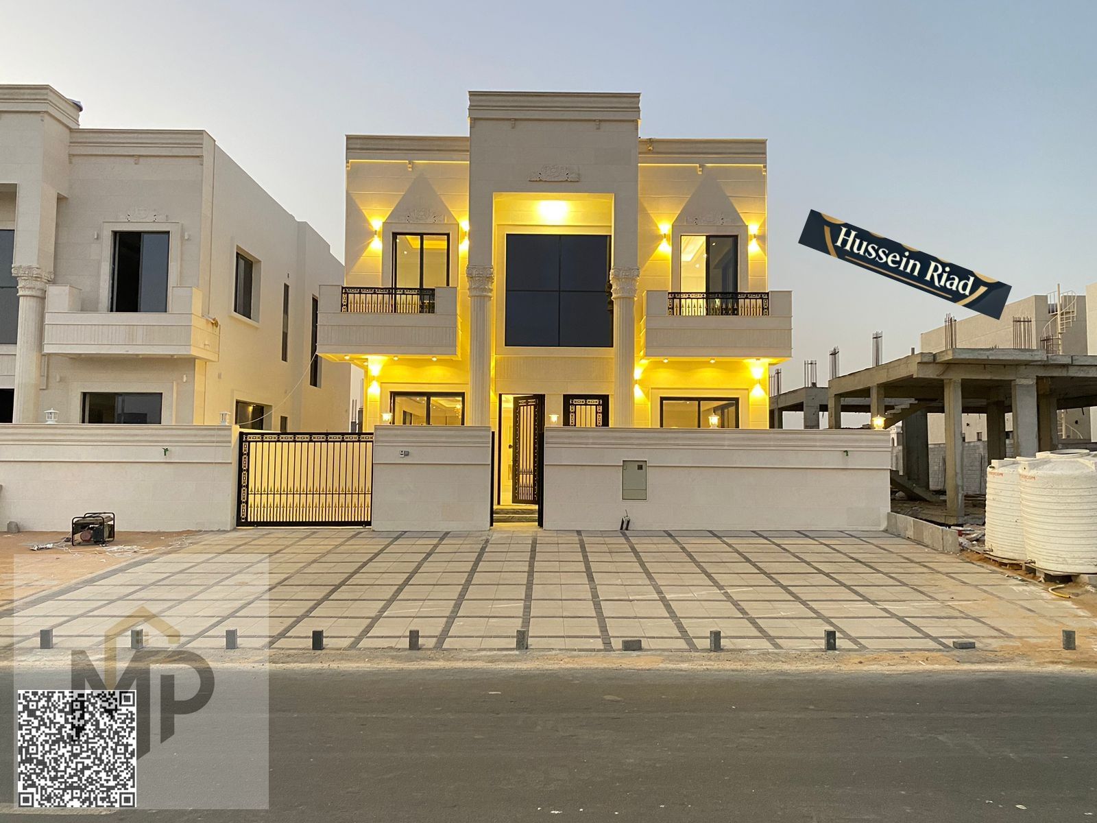 A luxurious villa with a classic design in a prime location opposite Azha Compound, with a price that includes registration and ownership fees. Luxuri