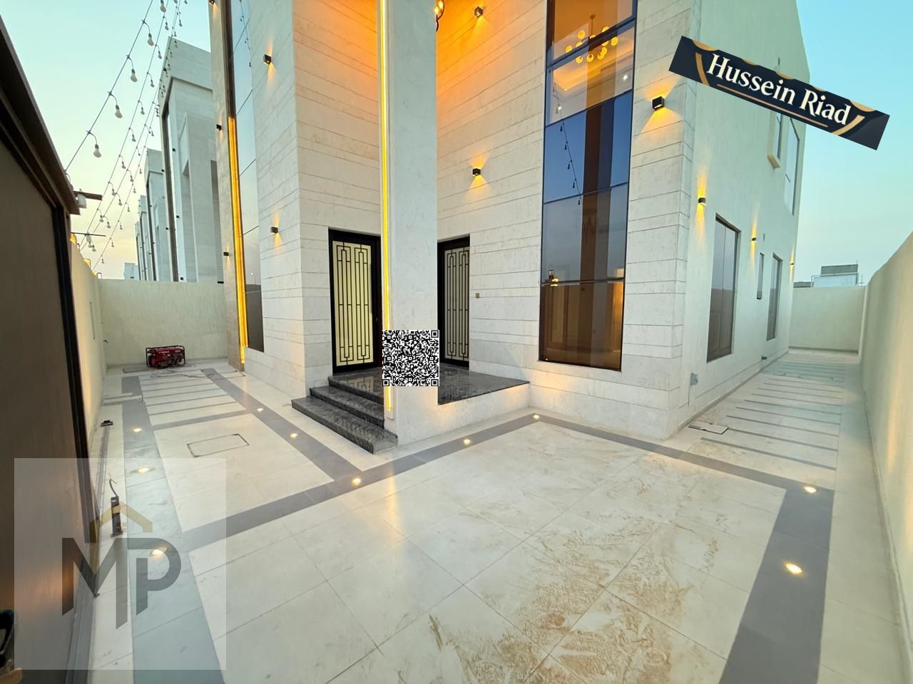 Luxury villa with modern design in Al Helio - Ajman, 3 floors on a main street with spacious areas at an excellent price, including registration