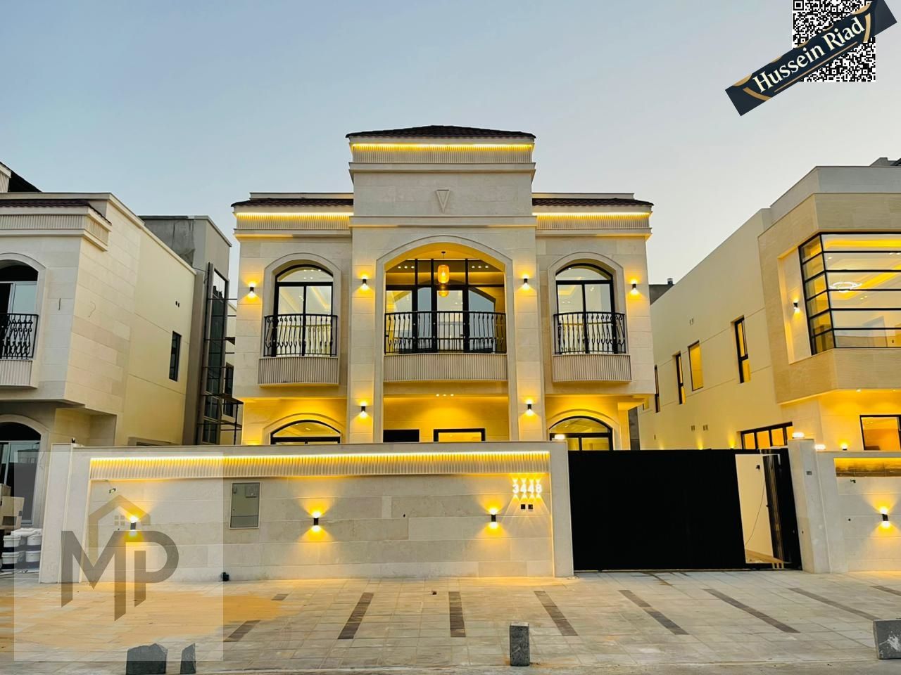 Luxury villa for sale in Al Zahia - Ajman Marble stone facade | Elegant design | Excellent investment location