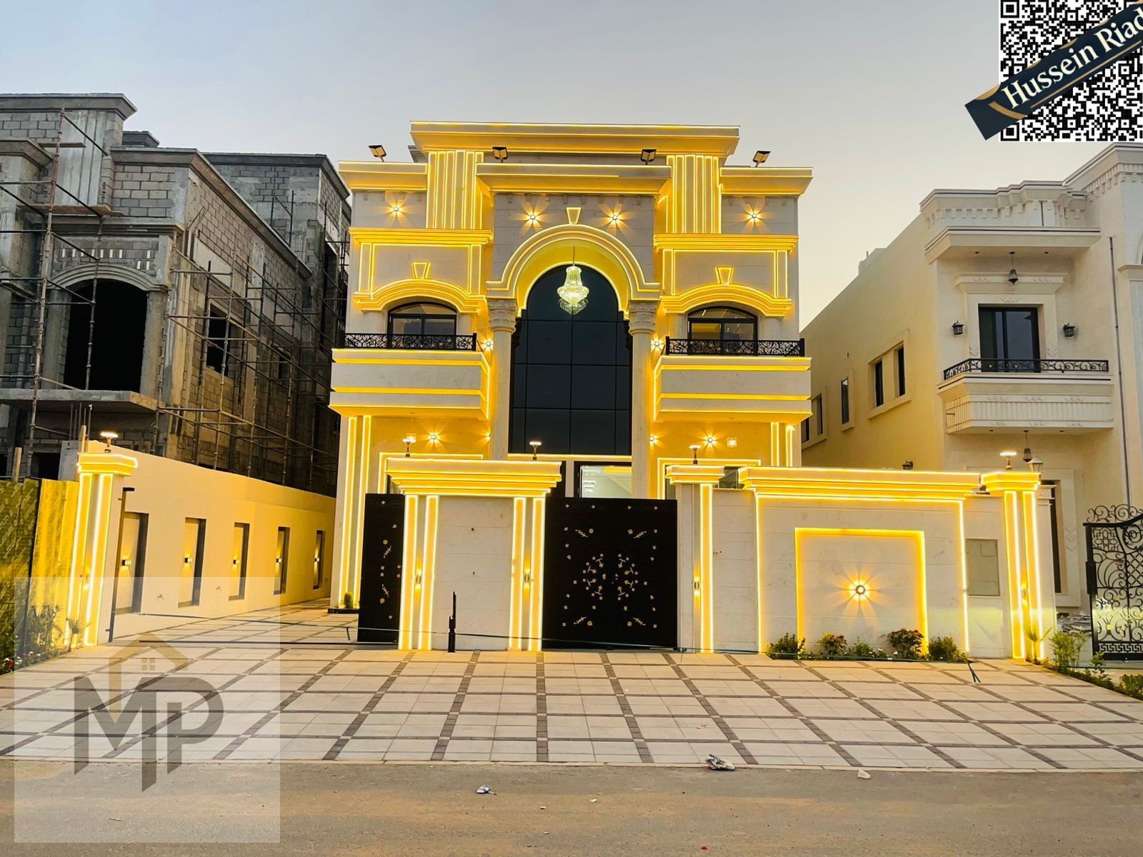 A villa directly from the owner, with personal finishing, on a main street, close to all services, freehold for all nationalities and without a down p