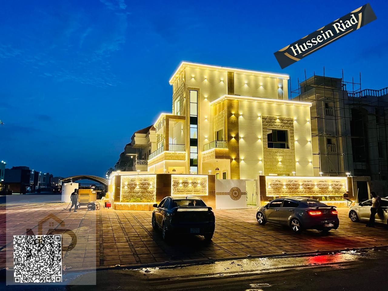 In Al Zahya area, with a luxurious design, including registration and ownership fees, with a large area, and no annual service fees.