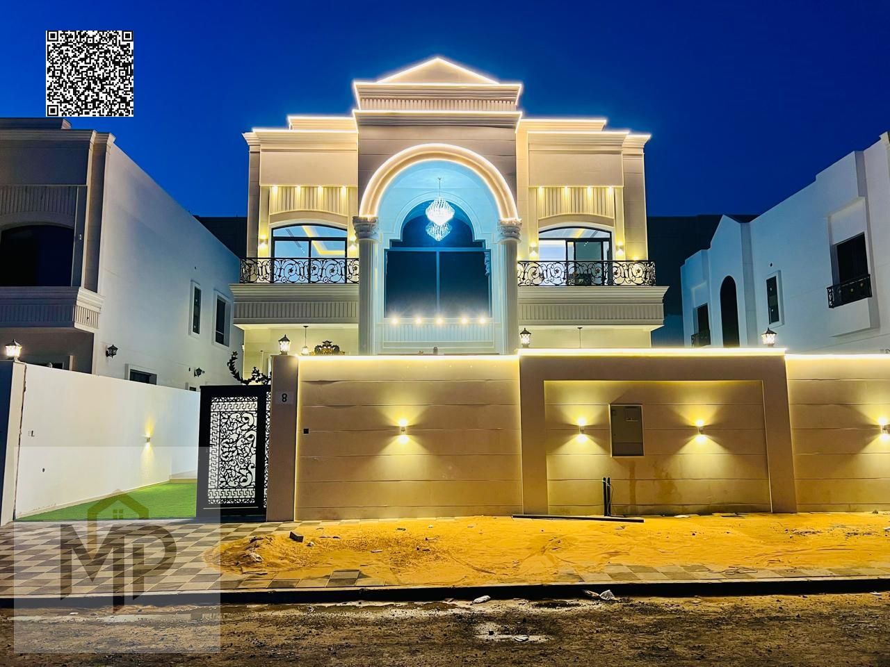 Classic palace for sale in Al Helio 2, Ajman, with a price including registration and ownership fees, negotiable