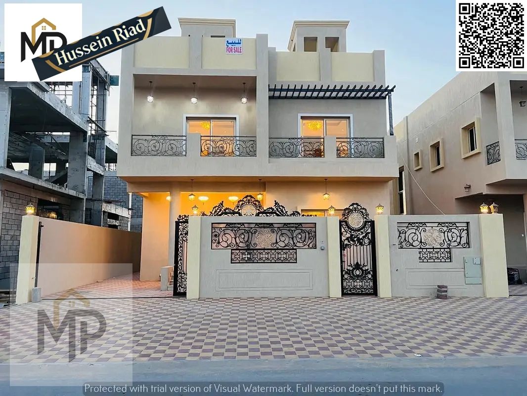 Own your dream villa in the heart of Ajman, next to services, including registration fees
