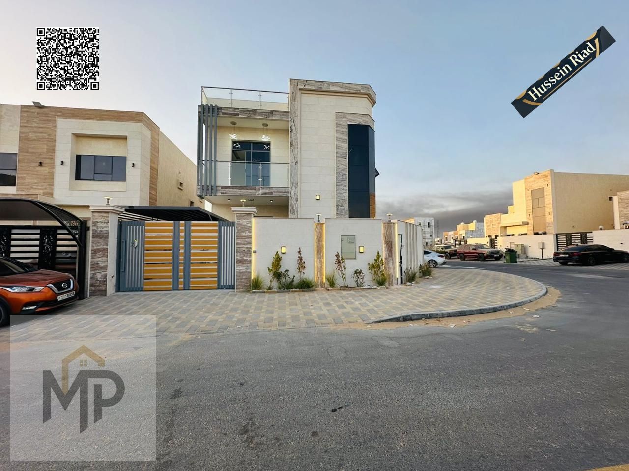 Ultra luxurious modern villa with full stone facade and ultra luxurious interior with ultra luxury hotel finishes
