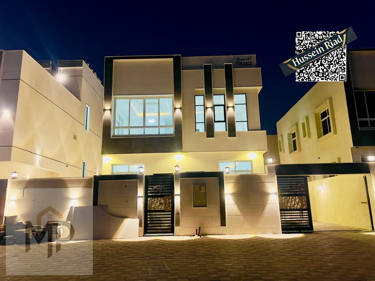 For sale, a distinctive villa in Al Helio, Ajman. Now is your chance to own a luxurious villa with a modern design and luxurious finishes.