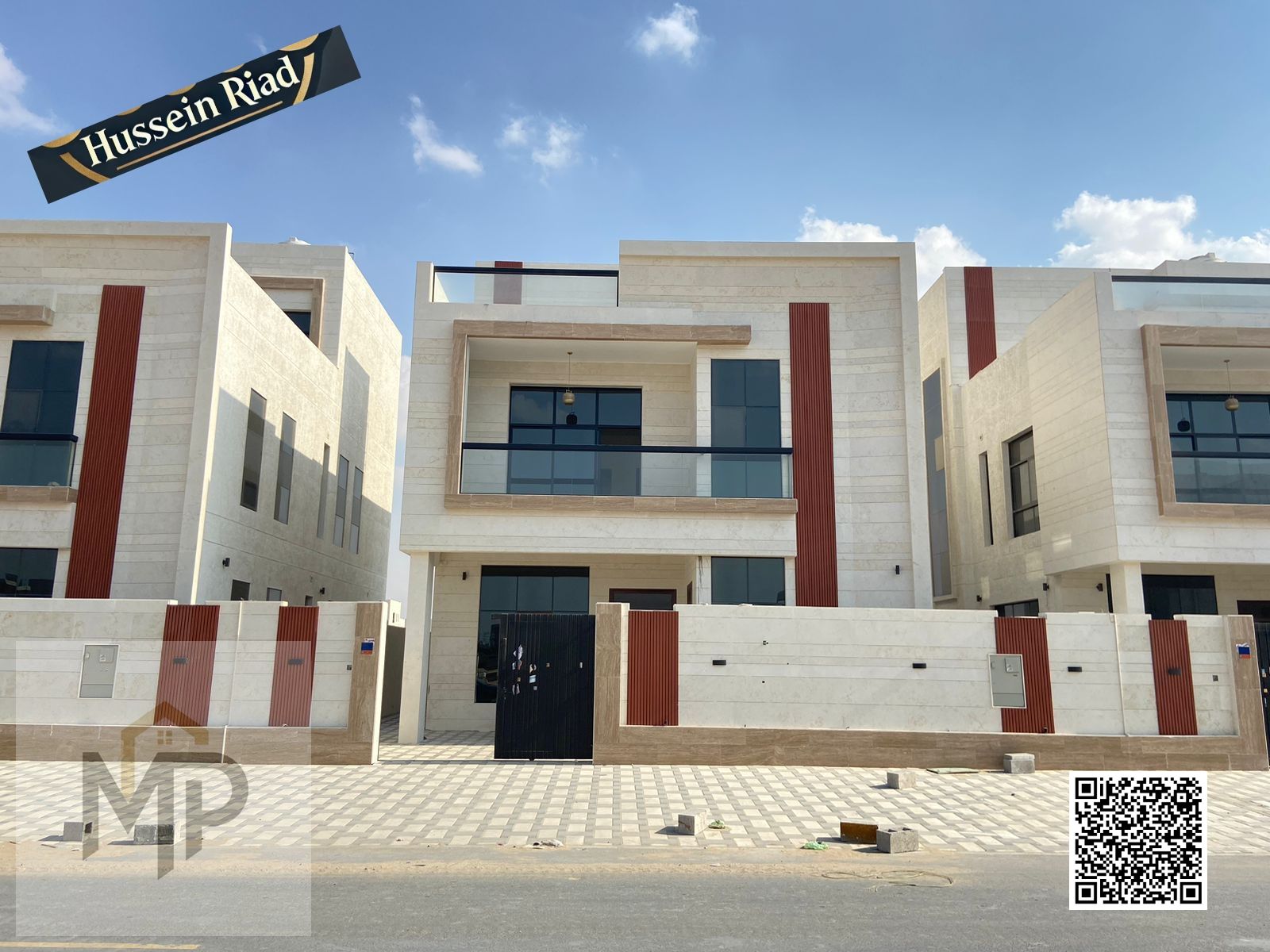Opportunity to own a stunning 3-story, 6-bedroom villa in Ajman, with all registration fees included. First occupancy, freehold ownership, central air