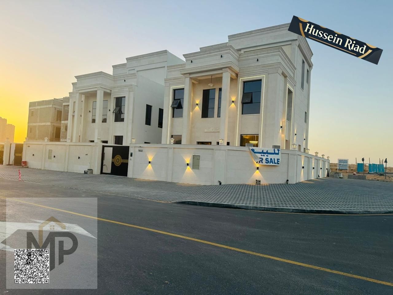 A villa on the main street is ready for living in one of the most prestigious areas of Ajman