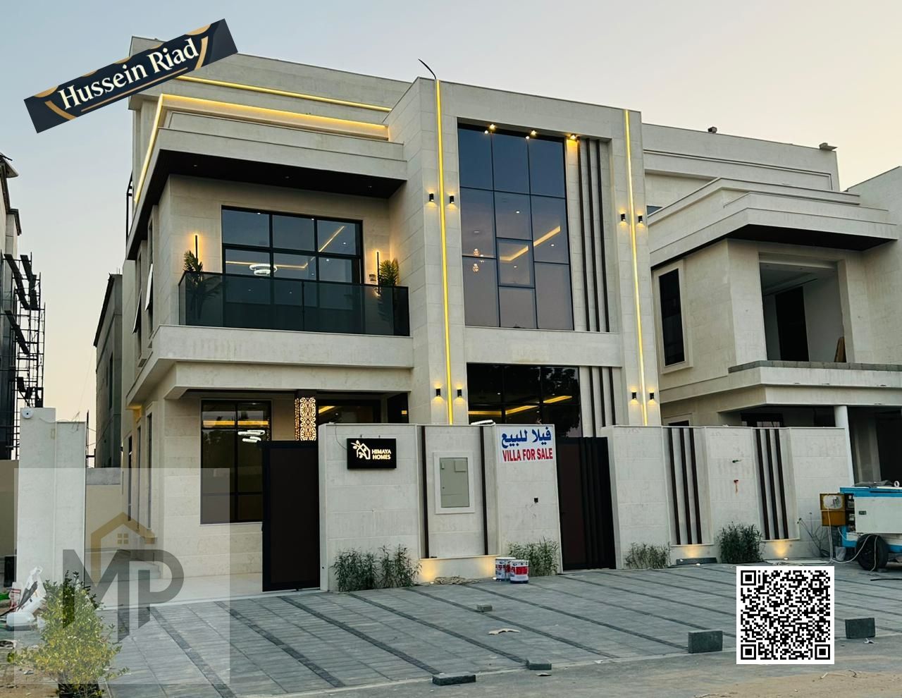 Luxury 5-bedroom villa for sale in Al Helio 2, Ajman | High-end finishes, prime location, price includes registration and ownership fees, and Hitachi