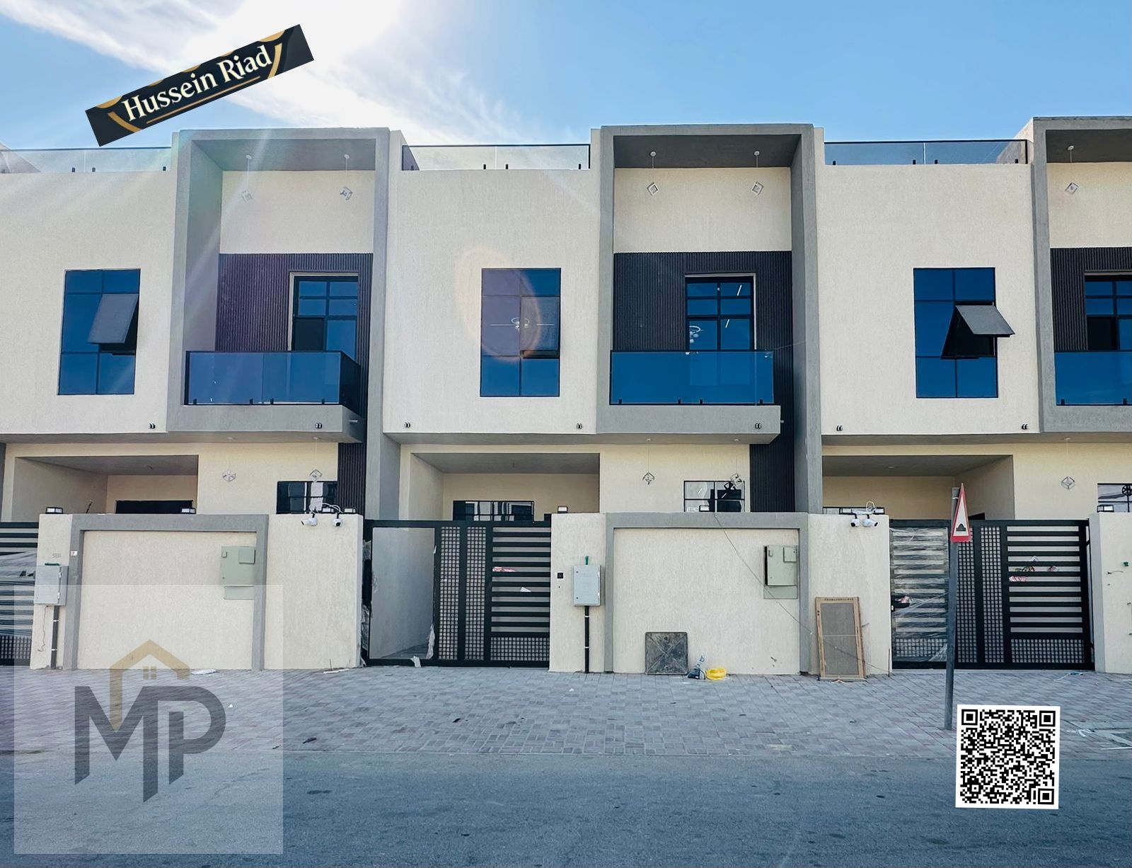 Modern villa with 3 bedrooms and a roof for sale in Al Zahia at a special price