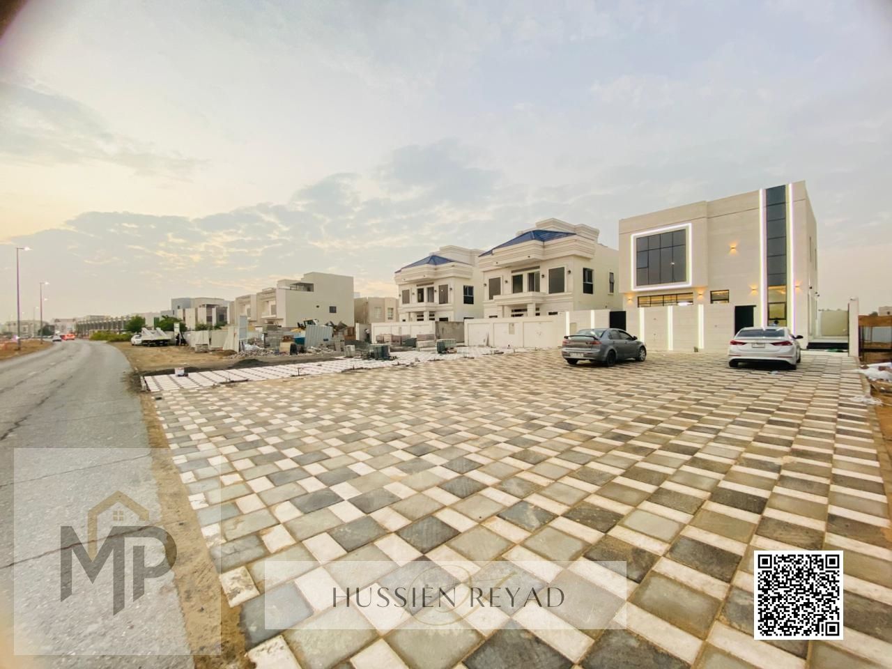 Villa for sale in Al Zahia, Ajman | Two floors | 4 master bedrooms | Majlis and living room | Outdoor swimming pool | Includes registration and owners
