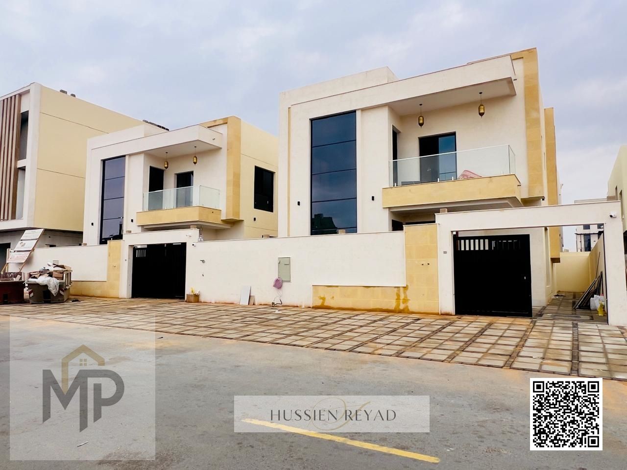Villa for sale in Al Zahiyah, Ajman | 4 master bedrooms | Majlis and living room | 3100 sq ft | Front setback and garage | Close to amenities