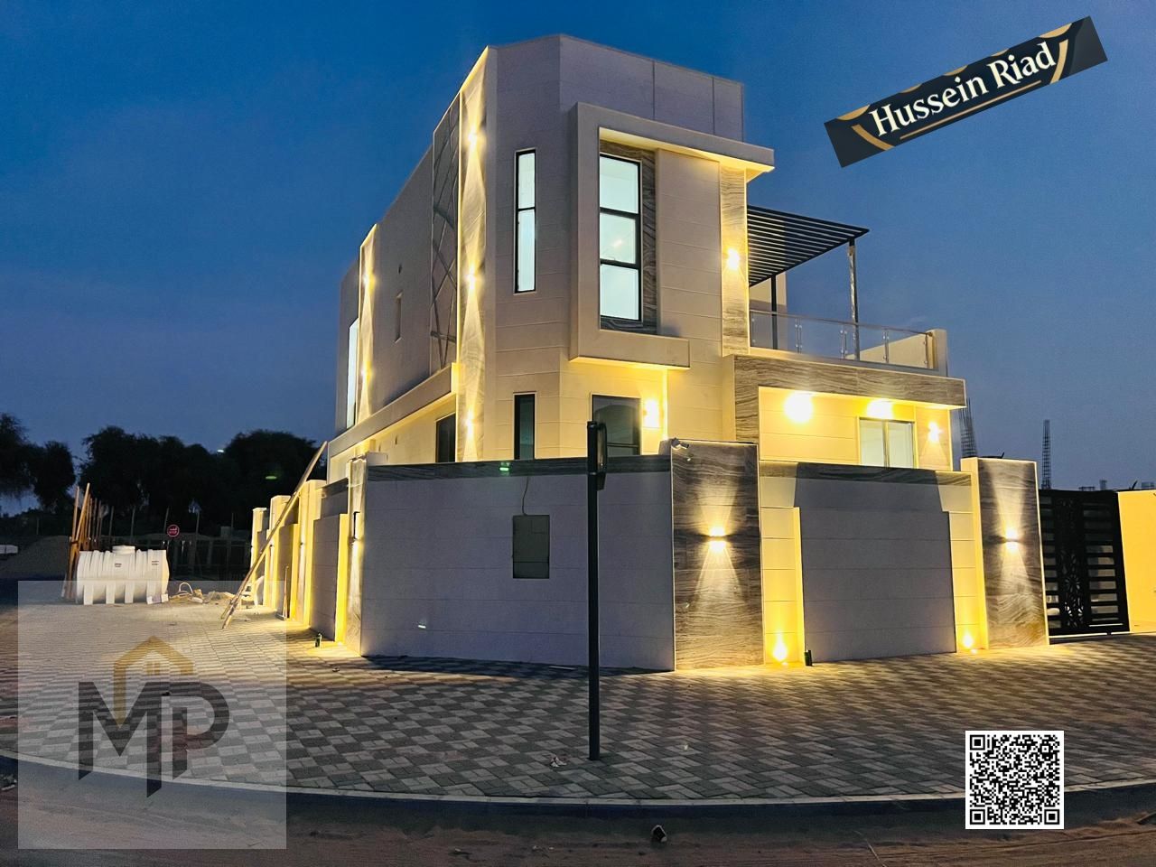 Luxury villa in Al-Haliyo 2 - a prime corner location on two streets, with an elegant design and an unmissable price for lovers of luxury and beauty.