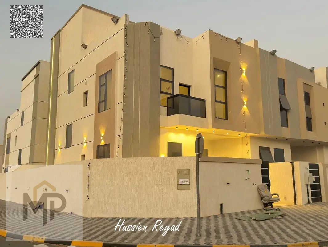 villa at Corner, including registration and ownership fees, ready to move in, close to services, elegant designs and spacious areas.