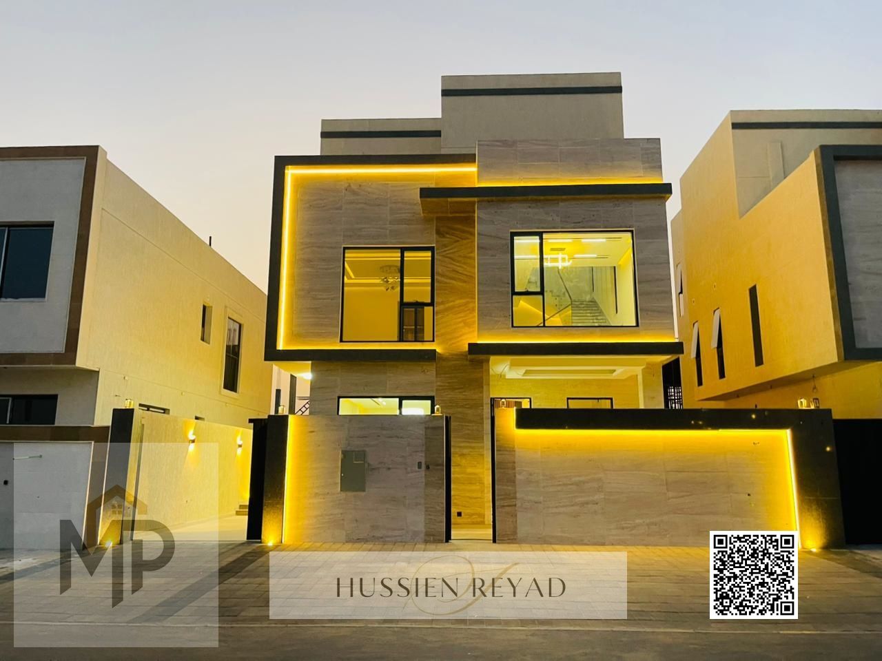 Own a European-style villa with a private pool in Al Yasmin | 4 bedrooms | 2 floors and a roof | Includes registration and air conditioning