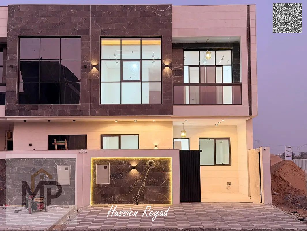 Villa with personal finishing, close to the mosque, including registration fees, in exchange for the Azha project.