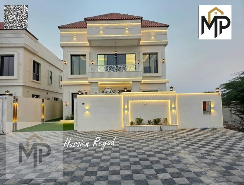 Villa for sale - two floors - with a spacious yard and a negotiable price - near Sheikh Mohammed Bin Zayed Road - freehold ownership for life for all