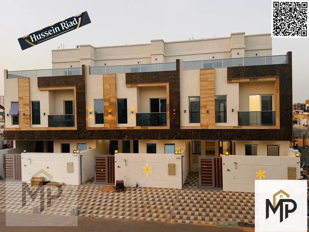 Luxury villa in Al Yasmin on a spacious plot of land and with elegant construction. Freehold ownership for all nationalities.
