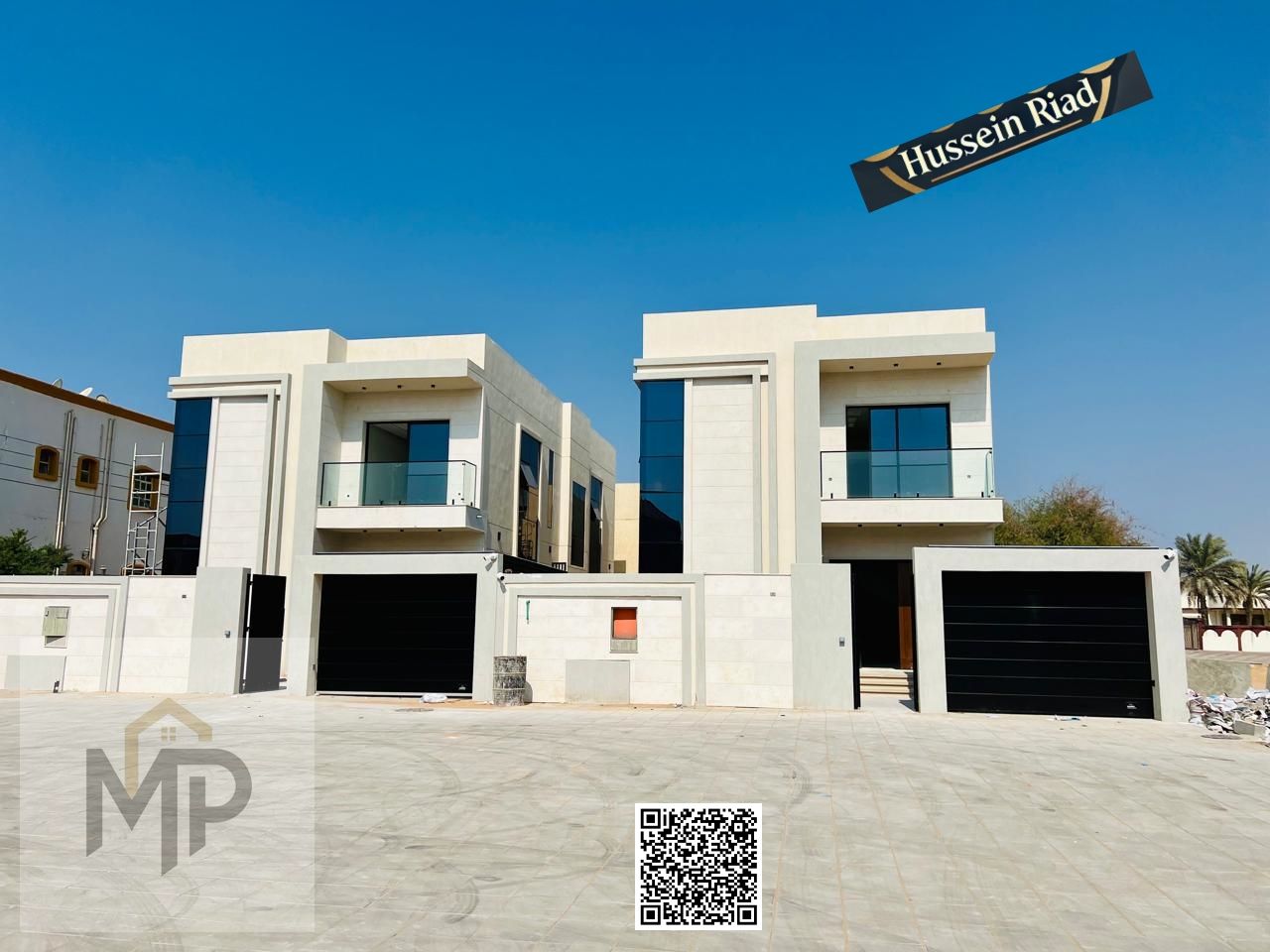 Modern villa in the best residential areas of Ajman - two floors - freehold for life for you and your children, without any annual fees.
