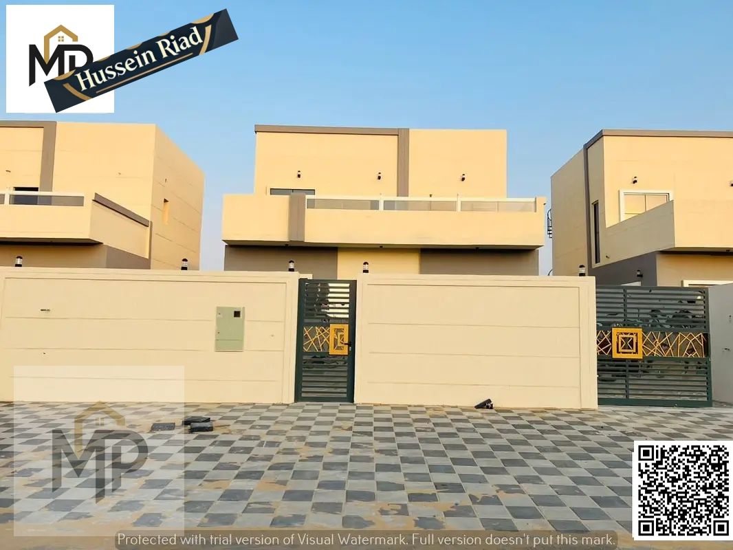 Dream villa in Al Zahia, 3 master bedrooms with a garden, ready to move in, price includes registration and ownership fees.