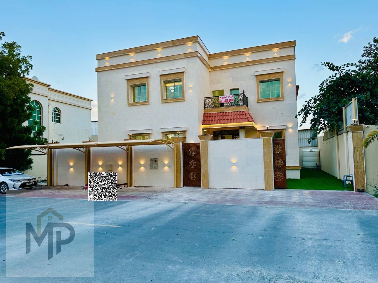 For Sale: Luxurious villa with modern finishes, ready to move in, including electricity, water, and air conditioning.