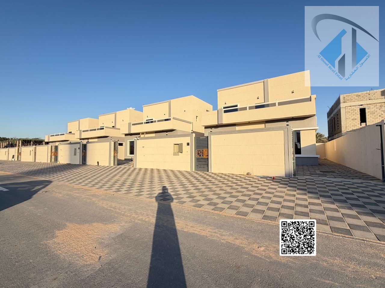 Villa with roof for sale in Al Zahia, registration