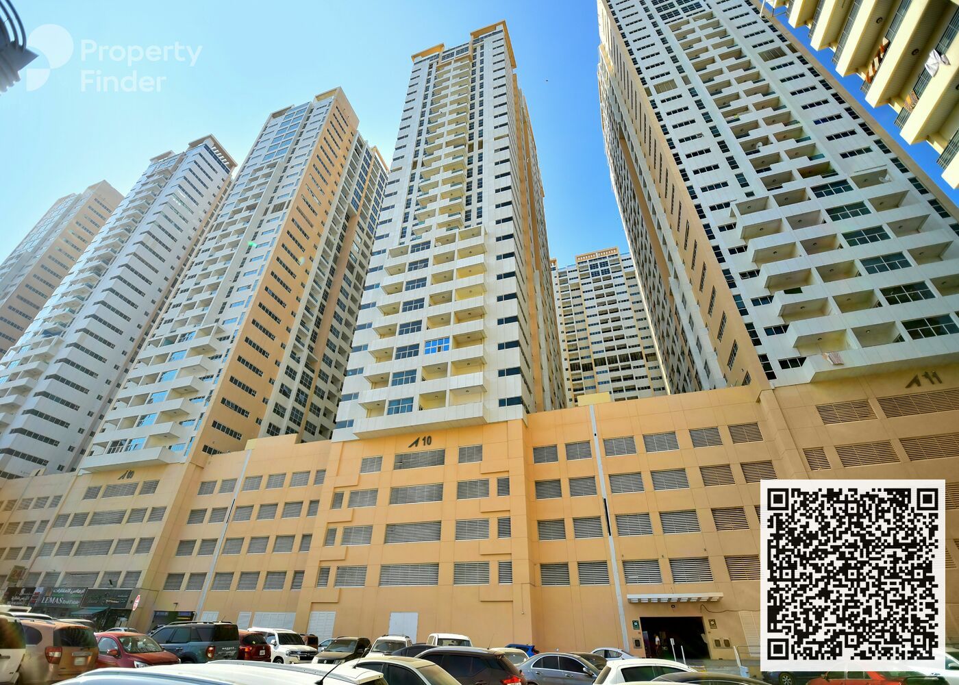 2-bedroom apartment for sale in Ajman One with a down payment of only AED 171,000, a great opportunity for living or investment in a prime location.