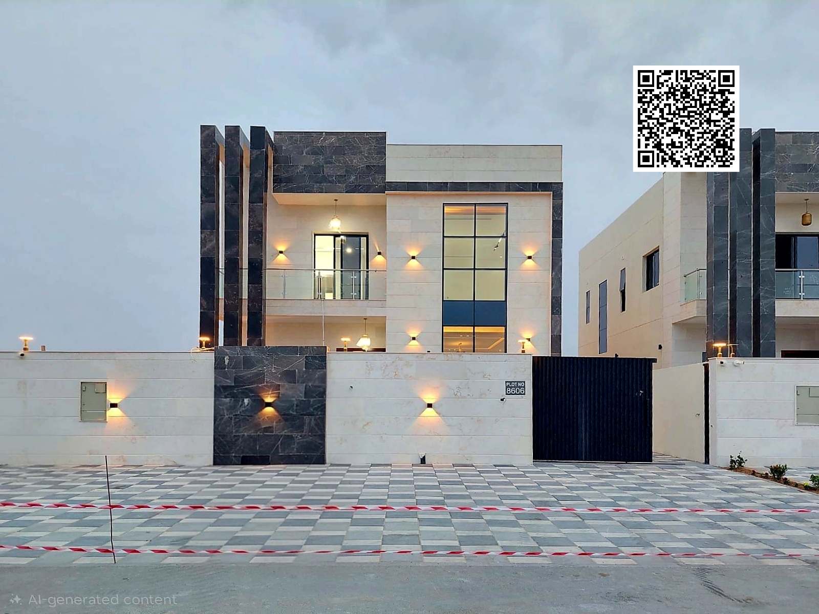 For sale, including registration fees, a modern villa, freehold ownership, open to all nationalities.